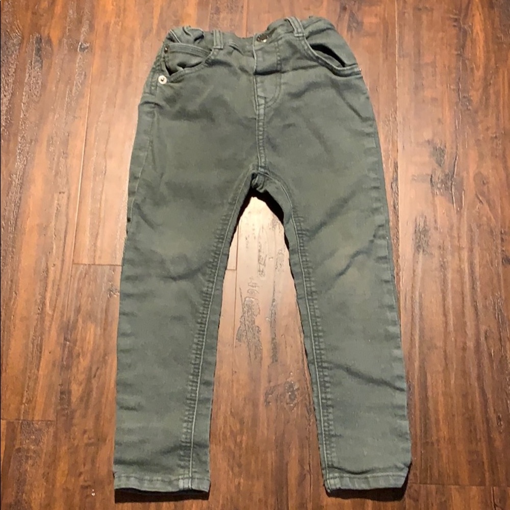 Zara baby skinny jeans 2/3 yrs olive green 2T 3T